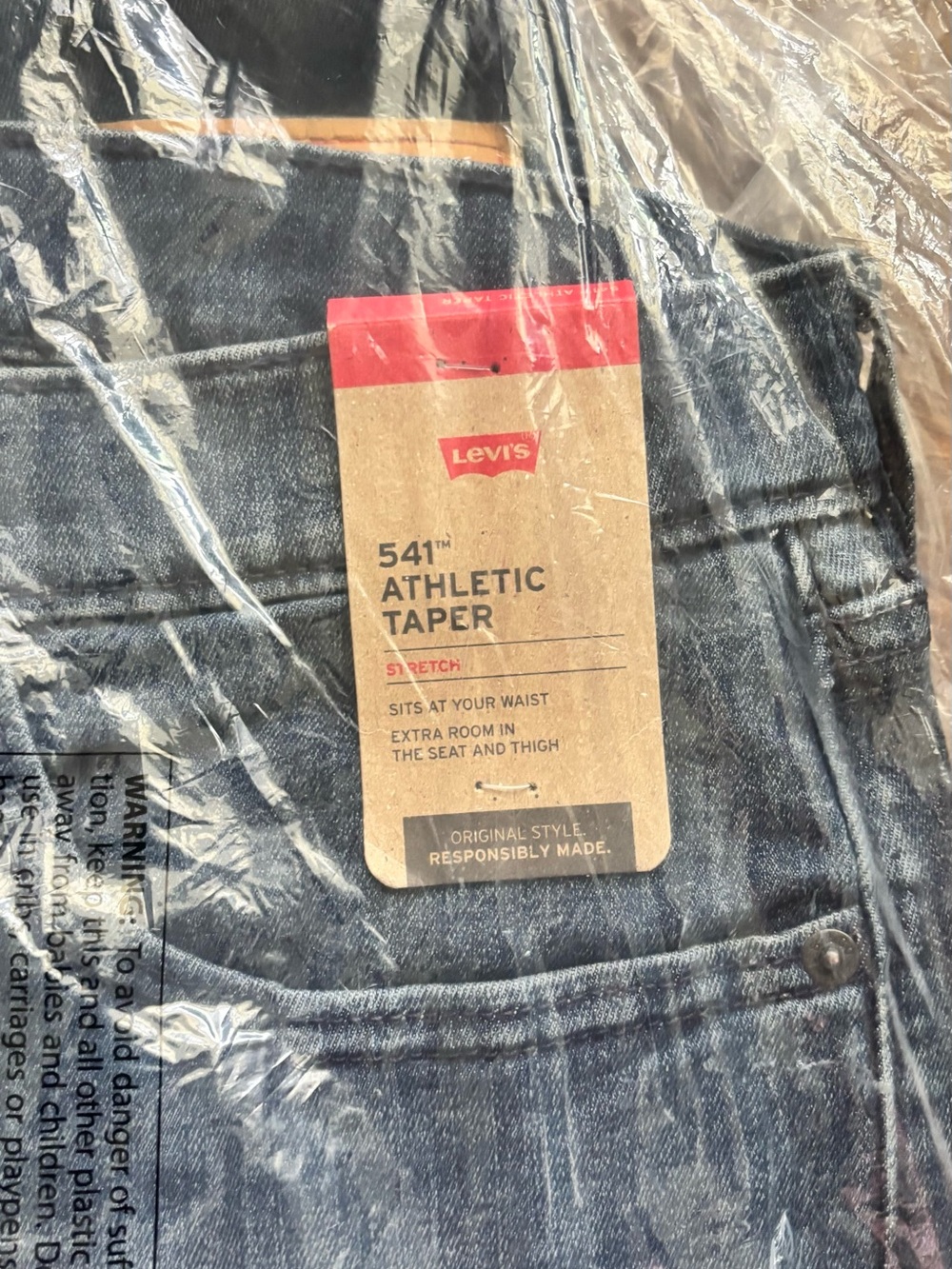 Levi's 541 Athletic Taper Jeans - Dark Indigo Blue